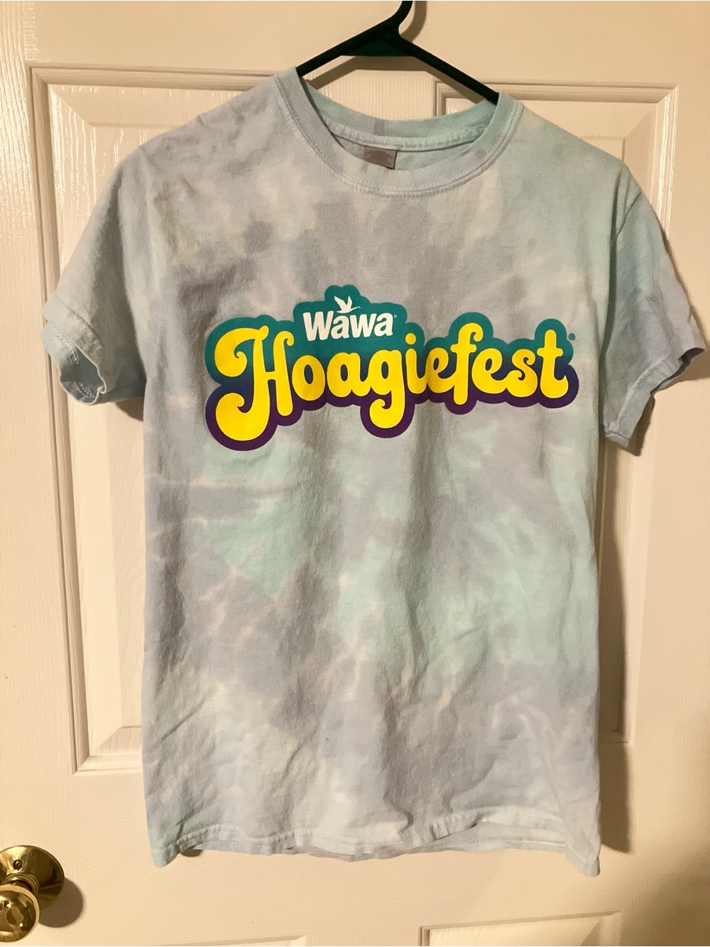 Gildan Wawa Hoagiefest Light Blue Tie-Dye